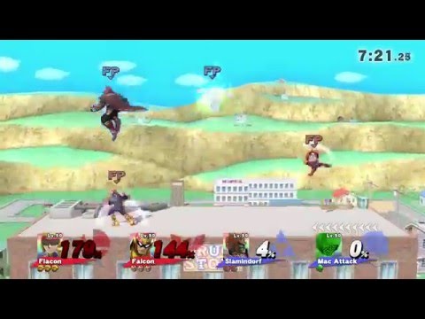Laf. Sm4sh @ SnB 5 (amiibo Teams) - Flacon & His Clone (Whattageek) vs. Mac N' Dorf (DLC)