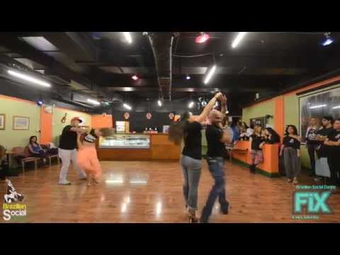 FIX   Zouk Demo after classes   Julia Anna Kris   Kleber & Pedrinho & Ulle