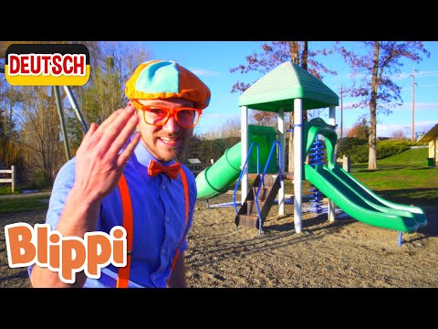 Blippi Deutsch - Blippi besucht einen Spielplatz | Abenteuer und Videos für Kinder