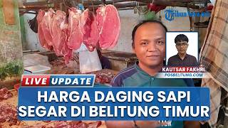 Daging Beku Marak Peminat Jelang Lebaran, Pedagang di Beltim Tetap Pilih Stok Baru Meski Mahal