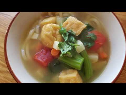 Vegetarian Soup Base/ Broth for Noodles | Simple and...