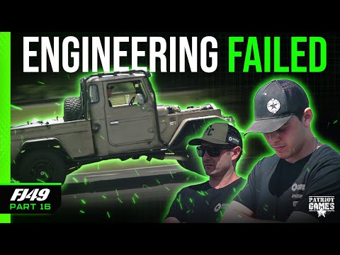 FJ49 Part 16 - Engineering Test FAILED - The First Drive in the FJ49