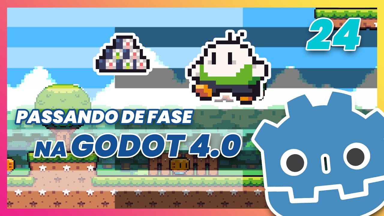 Ep 24 - Como MUDAR de CENA na Godot 4.0 (PASSANDO DE FASE) - Criando um Jogo de Plataforma 2D