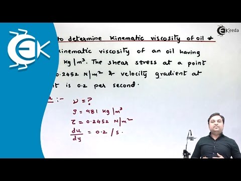Problem to determine Kinematic Viscosity of Oil