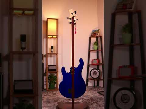 MusicMan Stingray Special BFR - Figured White Maple Fingerboard, Paua Blue Burst image 22