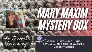 Mystery Yarn!  Another Mary Maxim Mystery Box! Was it worth the money?