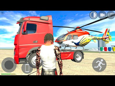 Indian Bikes Driving Helicopter Transporter Truck and KMT Motorbike Open World - Android Gameplay.