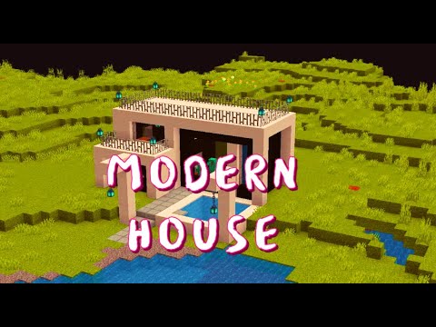 Insane modern mansion build in Minecraft