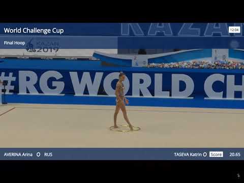Arina Averina (RUS) World Challenge Cup Kazan 2019 Hoop final 23,200