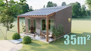 74c | Passaria um fim de semana? | Casa pequena e aconchegante | TIJOLINHO APARENTE |