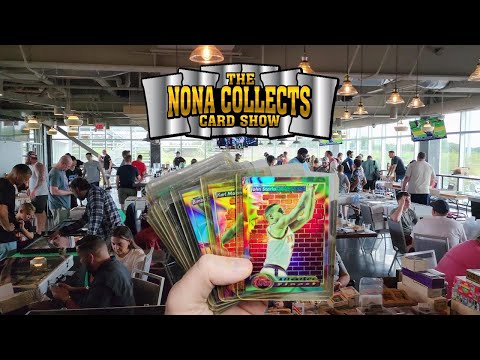 The Nona Collects Card Show Was Awesome!  | Digging For 90s Refractors + A Nice Numbered Jeter Find!