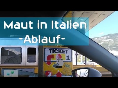 Maut auf italienischer Autobahn (Autostrada)