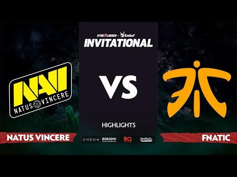 Хайлайты Natus Vincere против Fnatic, Первая карта, StarLadder Imbatv Invitational S5 LAN-Final