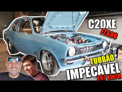 CHEVETTE TURBO IMPECÁVEL COM  MOTOR C20XE   FT600 A 267 KM/H