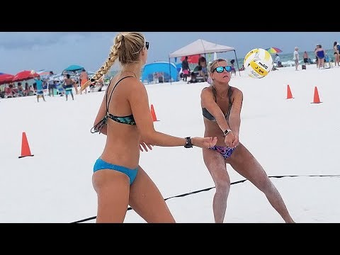 WOMEN'S BEACH VOLLEYBALL | Pool Game 3 | Siesta Key FL Video