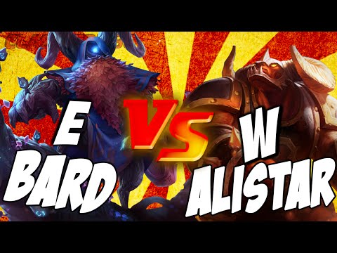 Bard E vs Alistar W - Magical Journey vs Headbut by LoL Clash & Combo #lolclash