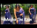 Megha The Rain Shoot 44 Saree Fashion In Trendy And Hot Blue Net Saree Sareelover Sareefashion