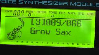 Video thumbnail for Roland SC880  .....Saxphone by Cardano | Live