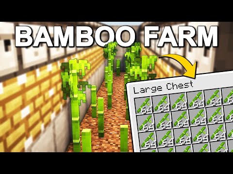 INSANE Minecraft 1.20 Bamboo Farm Tutorial!