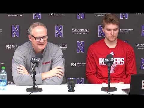 Men's Basketball Postgame Press Conference: Northwestern