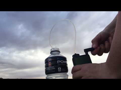 Demonstration video for the Renogy Portable Outdoor Water Filter.