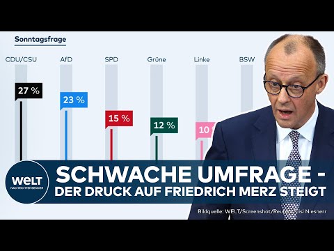 Video Thumbnail: AFD-UMFRAGEWERTE STEIGEN: Union und SPD streiten über Migration - Verhandler verlassen den Raum