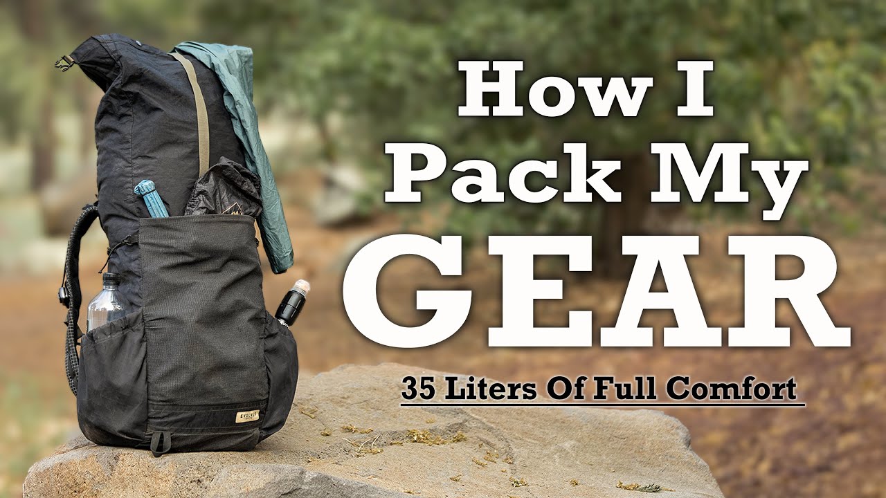 How I Pack My Gear in 2024 - Full Comfort in A 35L Pack