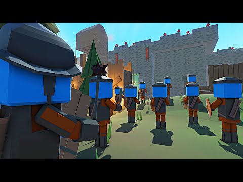 10,000 Knights Siege Huge CASTLE WALLS! - Ancient Warfare 3: Battle Simulator