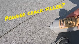 Easy way to fill cracks in concrete using ConSandtrate!