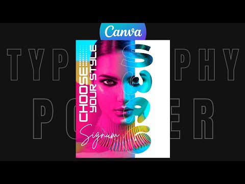 Party Invitation Poster Design with Canva