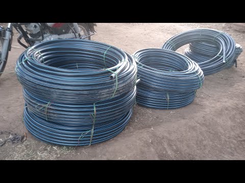 How to join 3/4" HDPE pipes using a coupler #hdpe #piping #plumbing