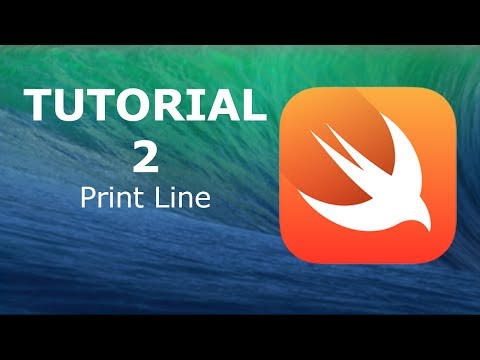 Swift Programming Tutorial 2 - Print Line