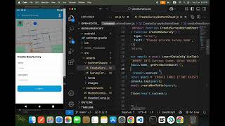 React Native Storing Google Maps Marker Info in SQLite Storage | Survey Form Handling