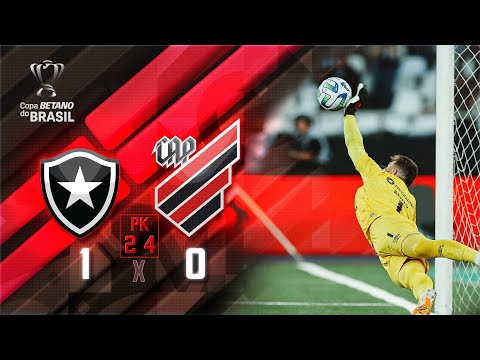 Botafogo 1 (2) x (4) 0 Athletico Paranaense - Copa do Brasil 2023 | MELHORES MOMENTOS E PÊNALTIS