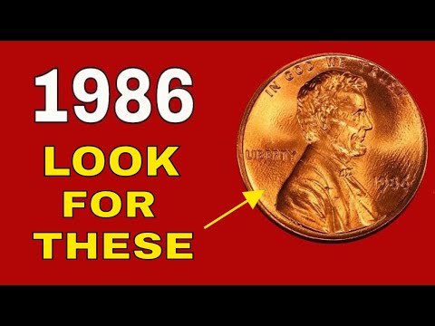 Pennies worth money to look for! 1986 penny value!