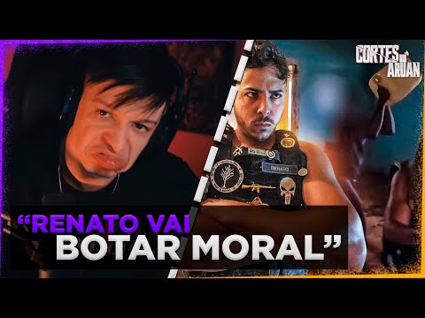 ARUAN REAGE A VOU IR NESSA LENDA PARA RESOLVER ISSO - CAÇADORES DE LENDAS (RENATO GARCIA)