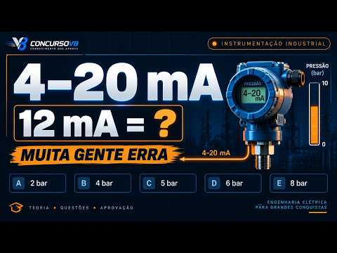 Sinal 4–20 mA: Você Sabe Resolver Essa Questão de Concurso?