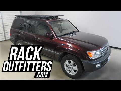 Toyota Land Cruiser with Rhino-Rack Pioneer Platform Backbone Roof Rack