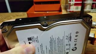 How to open a 1tb Seagate computer hard drive in under 6 minutes.