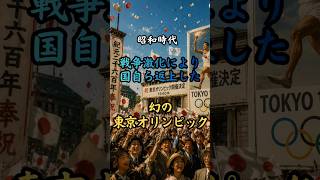 昭和時代 幻の東京オリンピック　#歴史 #雑学 #事件 #政治 #戦争