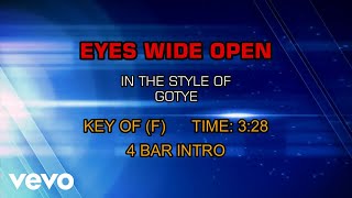 Gotye - Eyes Wide Open (Karaoke)