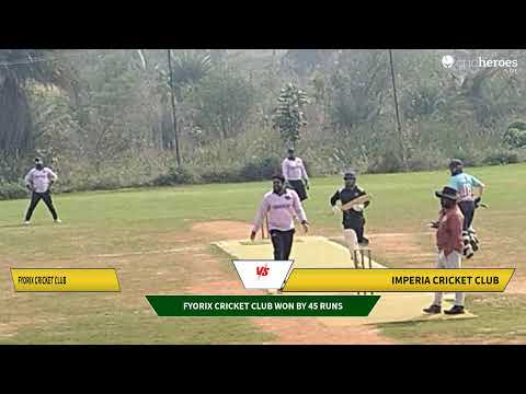 Fyorix Cricket Club vs Imperia cricket club live cricket match | Mario Sixers Thunder 3 - T20 live -