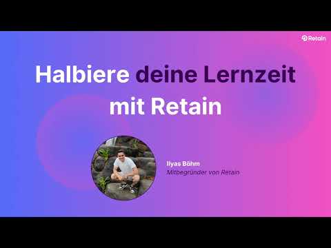 Halbiere deine Lernzeit - mit Retain (Schüler-Version)