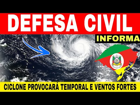🔴CIVIL DEFENSE informs WEATHER forecast for RIO GRANDE DO SUL - 18-19-20/08/25