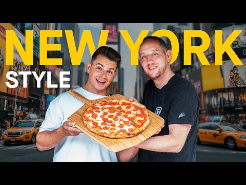 We make New York style pizza with Sven🍕 Here's how to make this classic pizza at home!