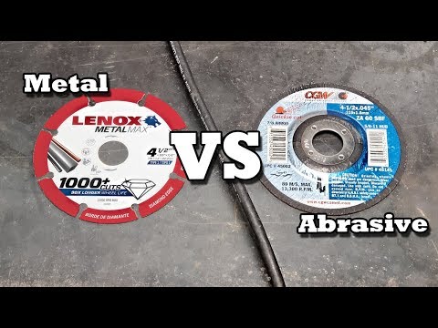 Which Cut-Off Blade is Best?  Diamond or Abrasive