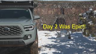 The Best Drone Shots of Oak Creek Canyon in The Snow- 4K Cinematic Drone Footage