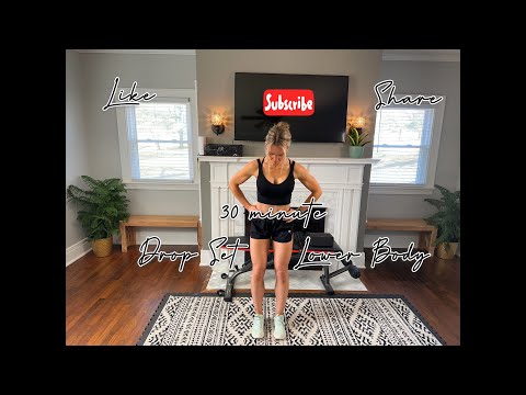 30 minute Lower Body - Drop Set 🔥 Workout