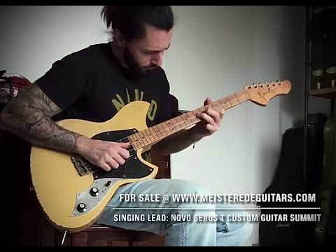 For Sale @ www.MEISTEREDEGUITARS.com - singing lead tone: Novo Serus T custom blackguard relic