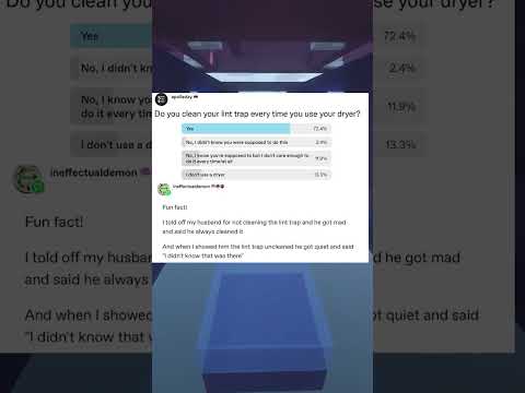 Hilarious Lint Trap Post